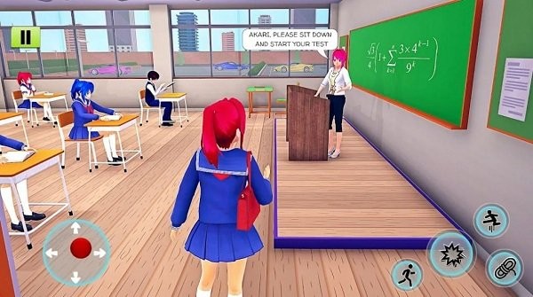 动漫高中女生模拟器3d游戏