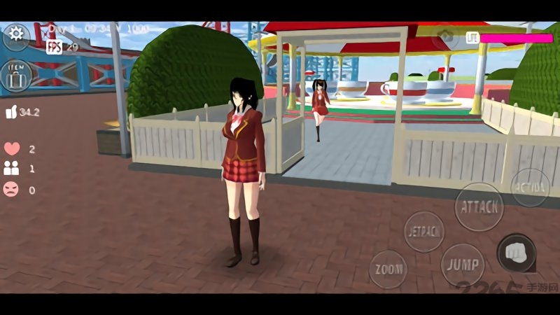 樱花校园模拟器英文版2024最新版(sakura school simulator)