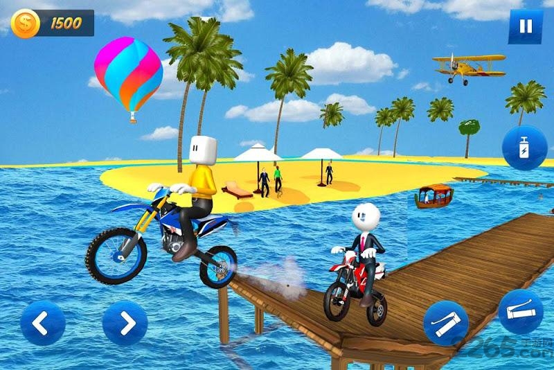火柴人冒险水上自行车游戏下载