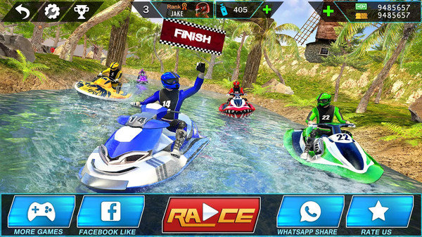 水上摩托艇竞赛3d手机版