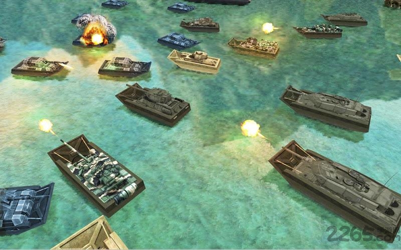 陆军坦克水上战争游戏