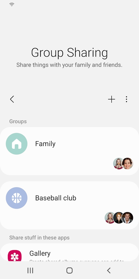 三星群组分享app(GroupSharing)