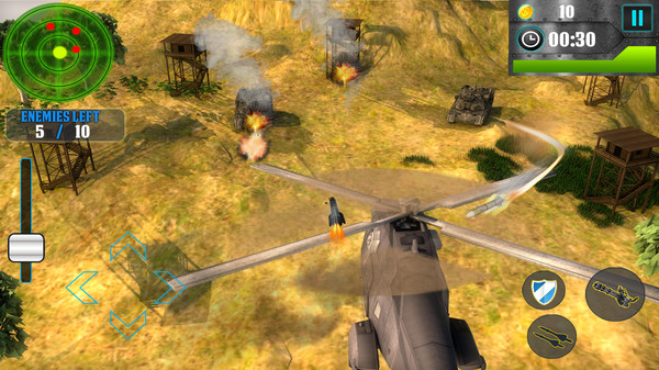 武装直升机战场游戏