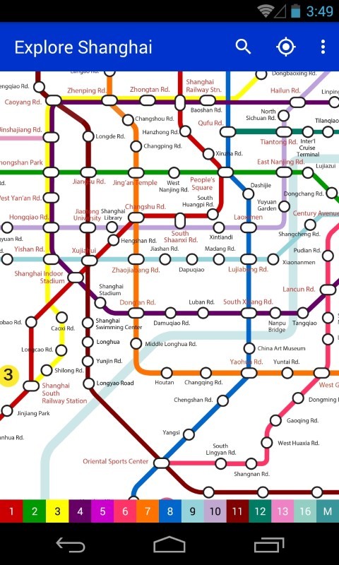 上海地铁地图app最新版本(explore shanghai)